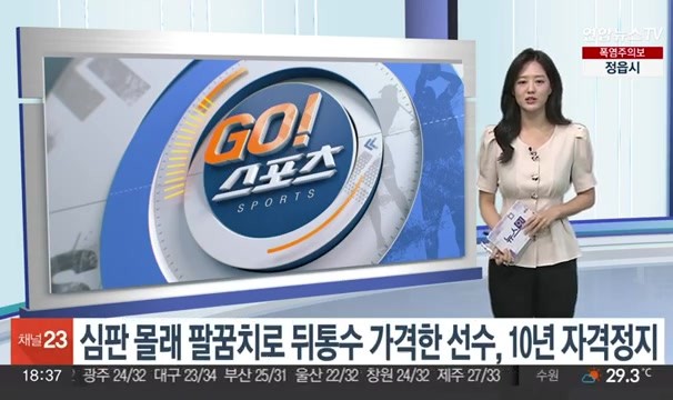开云体育官网-😱韩国业余联赛惊现10年禁赛重罚，涉事人蓄意肘击对手后脑勺